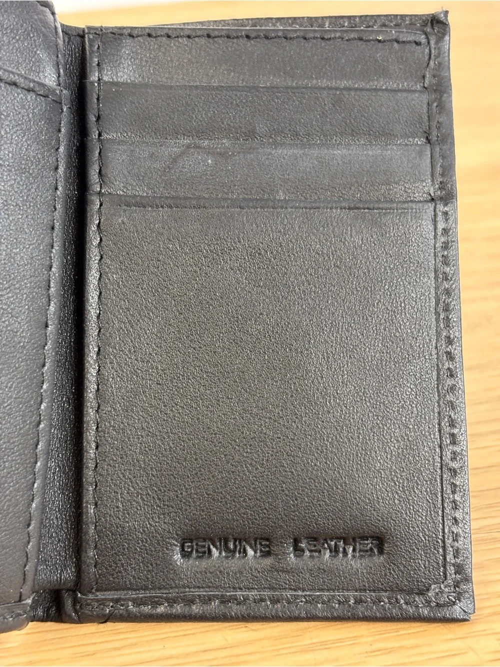 Pittsburgh‎ Steelers Black Leather Wallet with Logo Patch NEW!